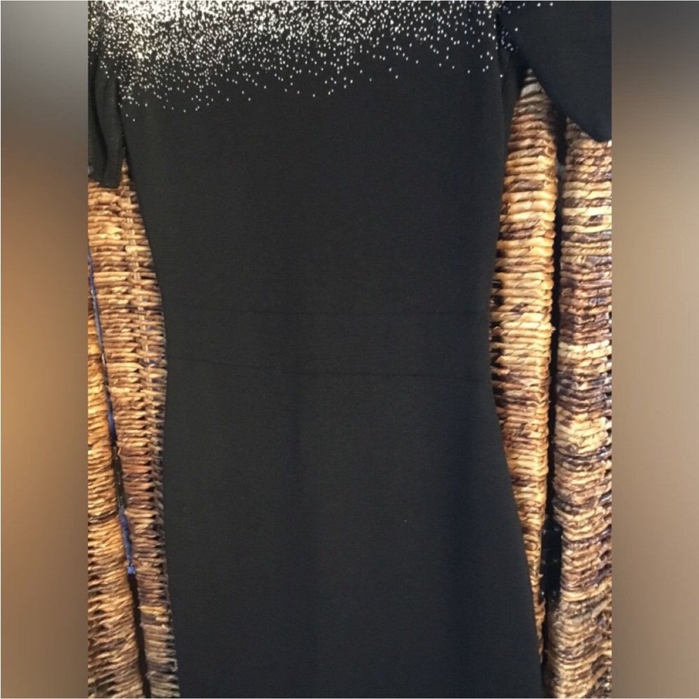 OSCAR DE LA RENTA SHORT SLEEVE DRESS BACK HIDDEN ZIP SIZE MEDUIM VIRGIN WOOL - Picture 8 of 15